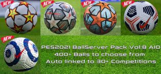 PES 2021 Ball Server Pack V8