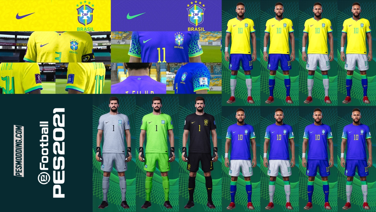 PES 2021 Brazil Ultra Hi-res Kit Pack 2022