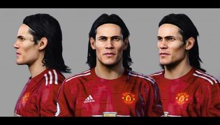 PES 2021 Edinson Cavani Face