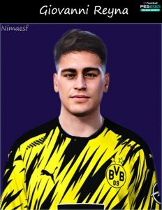 PES 2021 Giovanni Reyna Face