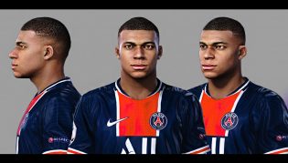 PES 2021 Kylian Mbappé Face