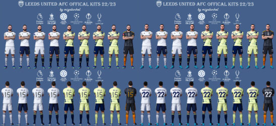 PES 2021 Leeds Uni̇ted 2022/23 Ki̇tpack