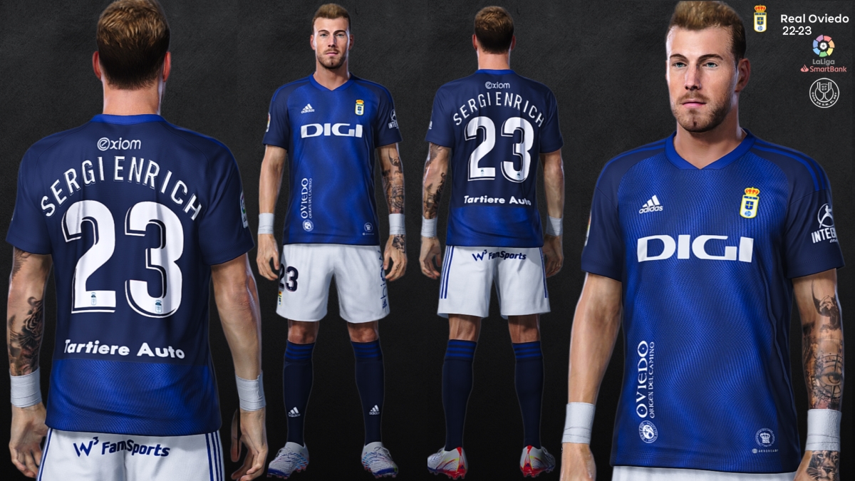 PES 2021 Real Oviedo Kit Pack 2023