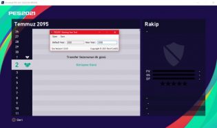 PES 2021 Starting Year Tool
