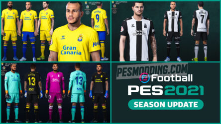 PES 2021 UD Las Palmas 2022/23 Kits Pack