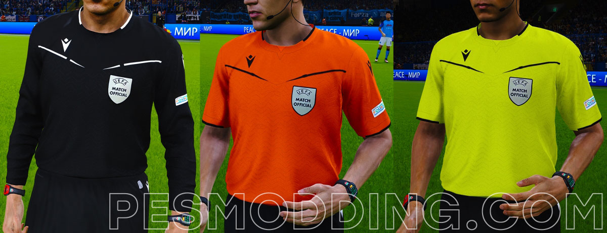 PES 2021 UEFA Referee Kits 2023 Update