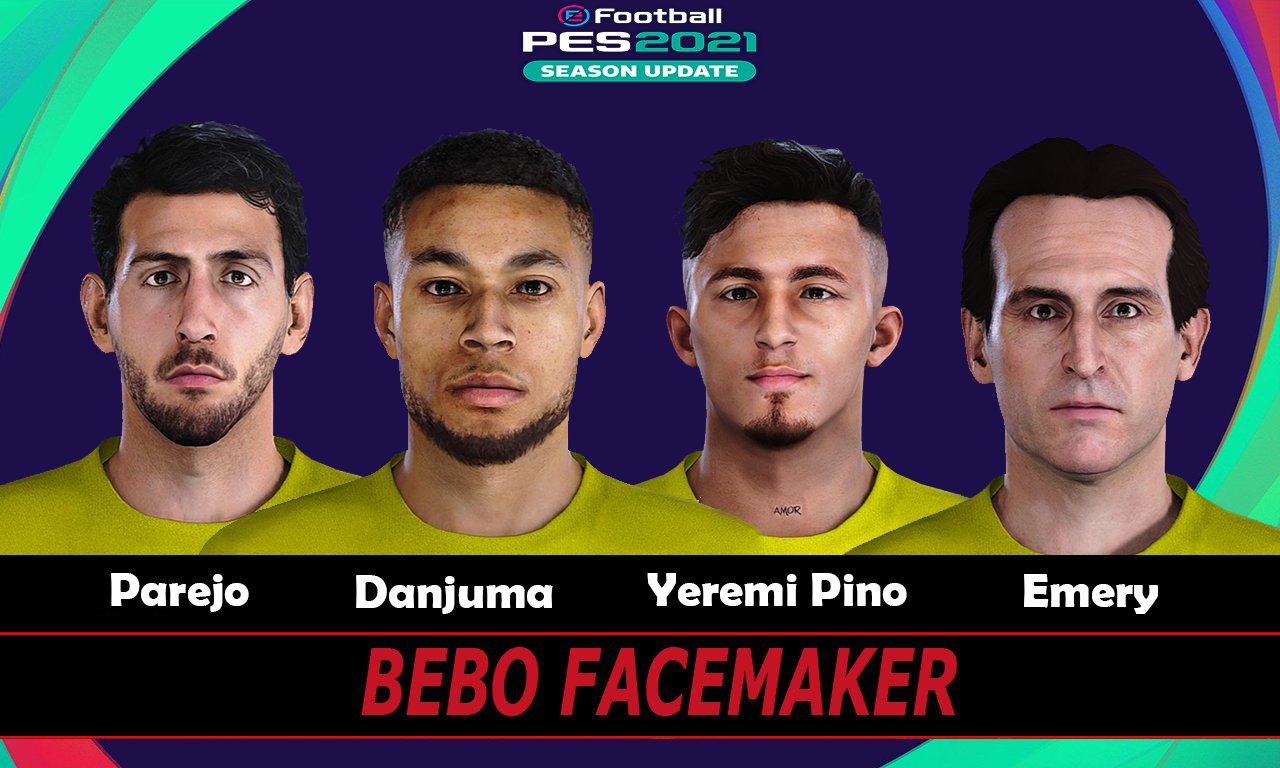 PES 2021 Villarreal facepack by Bebo