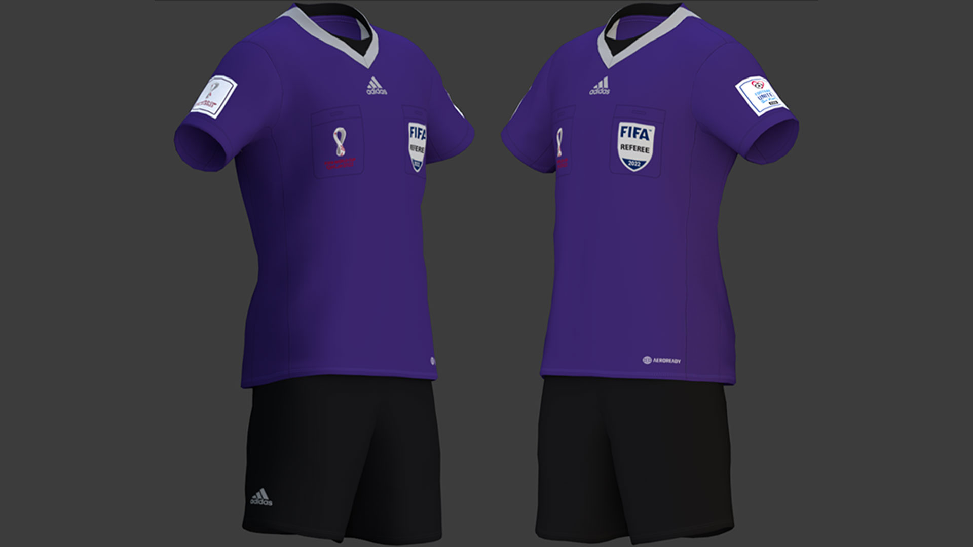 PES 2021 World Cup Referee Kits Updated (Sleeve Patches Added)