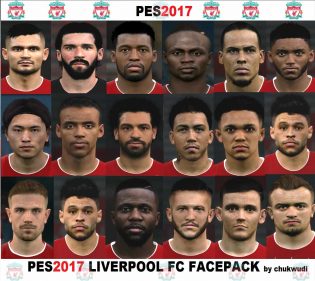 Download Liverpool FC Facepack PES2017