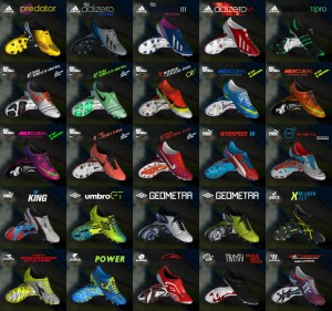 Pack of (81) Boots Pes 13 - V4 Full HD - 2