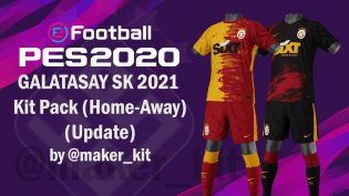 Download Pes 2020 Galatasaray S.K. 2021 Kits Update