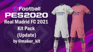 Download PES20 Real Madrid FC 2021 Kit Pack