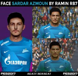 Sardar Azmoun Face By Ramin RB7 For Pes2017