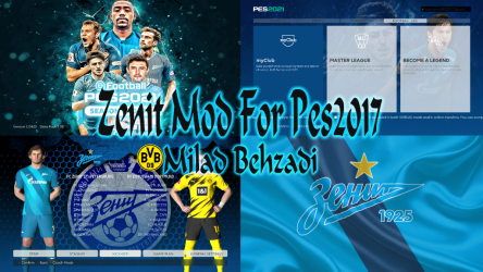 Zenit Menu Mod For PES2017 by Milad Behzadi