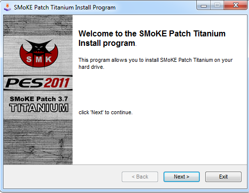 PES2011 SmokePatch11 Titanium - SmokePatch